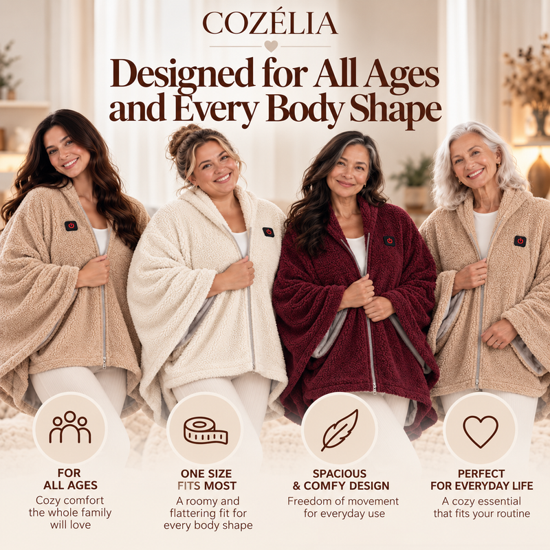 COZÉLIA™ Wearable Heated Blanket