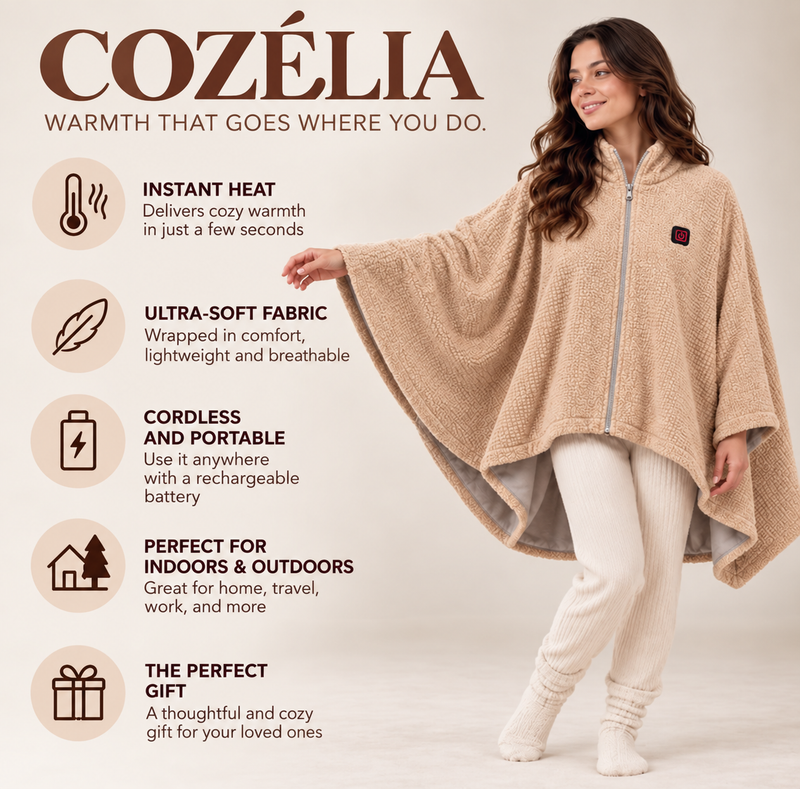 COZÉLIA™ Wearable Heated Blanket